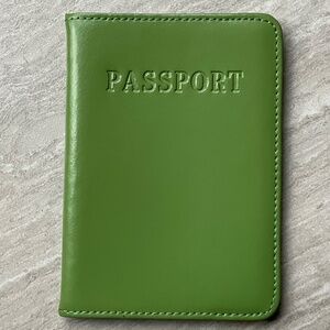 Jack Georges Handmade Leather Passport Cover New Without Box